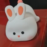 1pc Cute Rabbit-shaped USB Rechargeable Silicone Night Light for Bedroom - Eye Protection Sleep Bedside Lamp Desk Lighting photo review