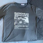 Radiohead T Shirt Men Vintage Classic Tees North America Tour Rock Boy women's tshirt Camisetas Hombre Hip Hop Street casual Top photo review