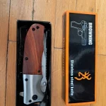 Outdoor Portable Folding Knife for Men High Hardness Survival Military Tactical Pocket Knives for Camping and Fishing photo review