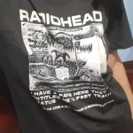 Radiohead T Shirt Men Vintage Classic Tees North America Tour Rock Boy women's tshirt Camisetas Hombre Hip Hop Street casual Top photo review