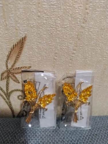 New Sparkling Rhinestone Ear of Wheat Brooches for Women Unisex Plant Pins 4-color Available Casual Party Accessories Gifts photo review