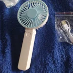 1Pcs Portable Fans Handheld USB Rechargeable Fan Mini Desktop Air Cooler Outdoor Fan Cooling Travel Hand Fans photo review