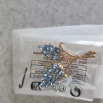 New Sparkling Rhinestone Ear of Wheat Brooches for Women Unisex Plant Pins 4-color Available Casual Party Accessories Gifts photo review