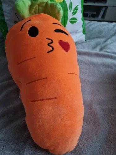 45-110cm Cartoon Plant Smile Carrot Plush toy Cute Simulation Vegetable Carrot Pillow Dolls Stuffed Soft Toys for Children Gift photo review