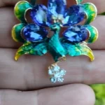 Women's Rhinestone Peacock Bird Brooches Unisex Animal Pins Multicolor Casual Party Accessories Gifts photo review