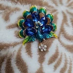 Women's Rhinestone Peacock Bird Brooches Unisex Animal Pins Multicolor Casual Party Accessories Gifts photo review