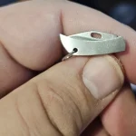 New Mini Stainless Steel Blade Knife Handmade Key Chain Pocket Folding Knife Outdoor Open Box Small Knife With Hanging photo review