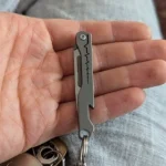 Stainless Steel G10 Titanium Alloy Folding Knife Keychain Pocket Knife Surgical Selfdefense Tool Replaceable NO.11 Surgical Blad photo review