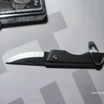 Titanium Alloy Mini Folding Knife High Hardness D2 Steel Sharp Knife With Keychain Pendant Disassembly Express Open Box EDC Tool photo review