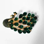 Women's Rhinestone Peacock Bird Brooches Unisex Animal Pins Multicolor Casual Party Accessories Gifts photo review