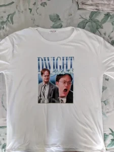 Dwight Schrute T Shirt women The Office Tv Show Tops tee Novelty Short Sleeve Crew Neck TShirt for men summer funny T-Shirts photo review