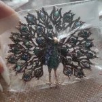 Women's Rhinestone Peacock Bird Brooches Unisex Animal Pins Multicolor Casual Party Accessories Gifts photo review