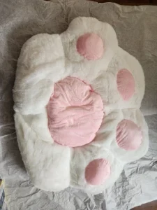 70cm Kawaii Plush Bear Paw Mat Cute Animal Bear Cat Foot Pillow Heart Plush Cushion Stuffed Soft Toys for Home Decor Gifts photo review