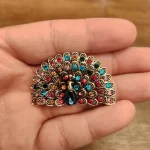 Women's Rhinestone Peacock Bird Brooches Unisex Animal Pins Multicolor Casual Party Accessories Gifts photo review