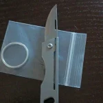 Titanium Alloy Mini Folding Knife High Hardness D2 Steel Sharp Knife With Keychain Pendant Disassembly Express Open Box EDC Tool photo review