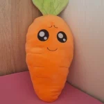 45-110cm Cartoon Plant Smile Carrot Plush toy Cute Simulation Vegetable Carrot Pillow Dolls Stuffed Soft Toys for Children Gift photo review