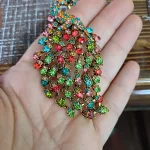 Women's Rhinestone Peacock Bird Brooches Unisex Animal Pins Multicolor Casual Party Accessories Gifts photo review