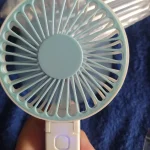 1Pcs Portable Fans Handheld USB Rechargeable Fan Mini Desktop Air Cooler Outdoor Fan Cooling Travel Hand Fans photo review