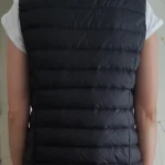 2023 New Women Sleeveless Puffer Jacket Spring Winter Female 90% White Duck Down Ultra Lightweight Packable Warm Down Liner Vest photo review