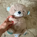 Baby Breath Baby Bear Soothes Otter Plush Toy Doll Toy Child Soothing Music Sleep Companion Sound And Light Doll Toy Gifts photo review