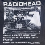 Radiohead T Shirt Men Vintage Classic Tees North America Tour Rock Boy women's tshirt Camisetas Hombre Hip Hop Street casual Top photo review