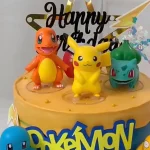 13Pcs/set Pokemon Cake Topper Anime Figure Pikachu Party Happy Birthday Pokemon Cake Decoration Supplies Ornaments Boy Kids Gift photo review