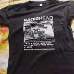 Radiohead T Shirt Men Vintage Classic Tees North America Tour Rock Boy women's tshirt Camisetas Hombre Hip Hop Street casual Top photo review