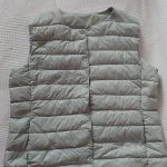 2023 New Women Sleeveless Puffer Jacket Spring Winter Female 90% White Duck Down Ultra Lightweight Packable Warm Down Liner Vest photo review