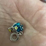 2022 Volayer 925 Sterling Silver Flamingo Strawberry Lemon Turtle Starfish Octopus Parrot Charms fit Original Pandora Bracelets photo review