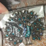 Women's Rhinestone Peacock Bird Brooches Unisex Animal Pins Multicolor Casual Party Accessories Gifts photo review