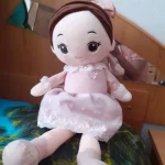 40-90cm Kawaii Plush Girl Dolls with Lace Clothes Soft Stuffed Dolls Lovely Plush Toys Girl Toys Kids Birthday Valentine Gift photo review