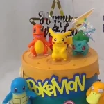 13Pcs/set Pokemon Cake Topper Anime Figure Pikachu Party Happy Birthday Pokemon Cake Decoration Supplies Ornaments Boy Kids Gift photo review