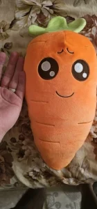 45-110cm Cartoon Plant Smile Carrot Plush toy Cute Simulation Vegetable Carrot Pillow Dolls Stuffed Soft Toys for Children Gift photo review