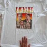 Dwight Schrute T Shirt women The Office Tv Show Tops tee Novelty Short Sleeve Crew Neck TShirt for men summer funny T-Shirts photo review