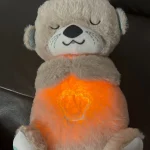 Baby Breath Baby Bear Soothes Otter Plush Toy Doll Toy Child Soothing Music Sleep Companion Sound And Light Doll Toy Gifts photo review