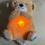 Baby Breath Baby Bear Soothes Otter Plush Toy Doll Toy Child Soothing Music Sleep Companion Sound And Light Doll Toy Gifts photo review