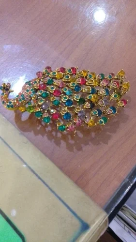 Women's Rhinestone Peacock Bird Brooches Unisex Animal Pins Multicolor Casual Party Accessories Gifts photo review