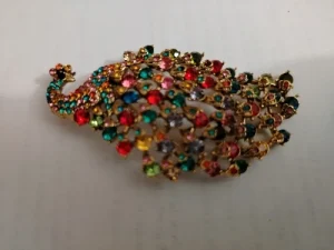 Women's Rhinestone Peacock Bird Brooches Unisex Animal Pins Multicolor Casual Party Accessories Gifts photo review