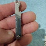 Stainless Steel G10 Titanium Alloy Folding Knife Keychain Pocket Knife Surgical Selfdefense Tool Replaceable NO.11 Surgical Blad photo review