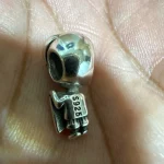 Hot Sale 925 Silver Chameleon Firefly Charm Fits Original Pandora Charm Bracelet Silver 925 Charm Beads DIY Boutique Jewelry photo review