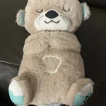 Baby Breath Baby Bear Soothes Otter Plush Toy Doll Toy Child Soothing Music Sleep Companion Sound And Light Doll Toy Gifts photo review