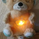 Baby Breath Baby Bear Soothes Otter Plush Toy Doll Toy Child Soothing Music Sleep Companion Sound And Light Doll Toy Gifts photo review