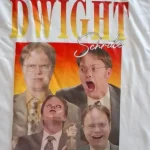 Dwight Schrute T Shirt women The Office Tv Show Tops tee Novelty Short Sleeve Crew Neck TShirt for men summer funny T-Shirts photo review