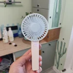 1Pcs Portable Fans Handheld USB Rechargeable Fan Mini Desktop Air Cooler Outdoor Fan Cooling Travel Hand Fans photo review