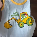 2PCS Children Clothing Vest Suit Children's Sets Summer Cotton T-Shirts Shorts Boys Girls Sleeveless Kids Clothes for baby photo review