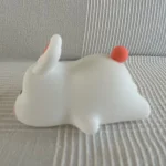 1pc Cute Rabbit-shaped USB Rechargeable Silicone Night Light for Bedroom - Eye Protection Sleep Bedside Lamp Desk Lighting photo review