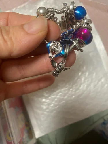 Hot Sale 925 Silver Chameleon Firefly Charm Fits Original Pandora Charm Bracelet Silver 925 Charm Beads DIY Boutique Jewelry photo review