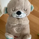 Baby Breath Baby Bear Soothes Otter Plush Toy Doll Toy Child Soothing Music Sleep Companion Sound And Light Doll Toy Gifts photo review